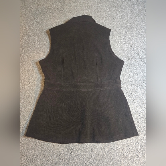 Vintage Chocolate Brown Anny Vest - Picture 2 of 7